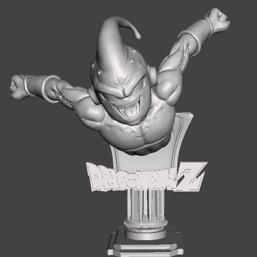 enfant buu buste Dragon Ball bustes 3D print model - Mito3D