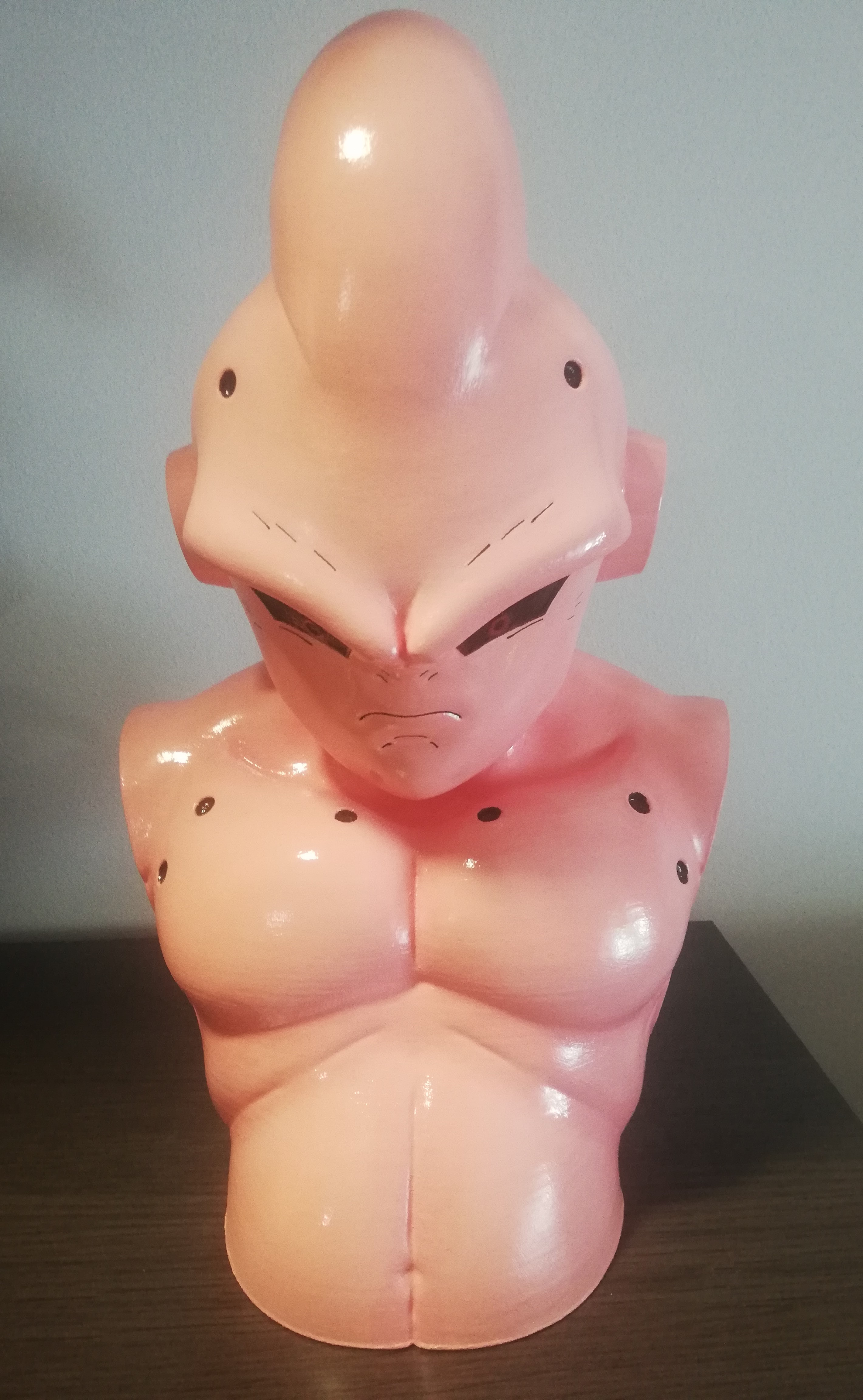 kid buu bust dragon ball art toy 3D print model - Mito3D