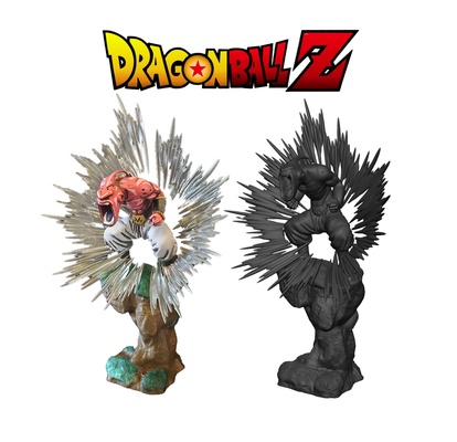 kid buu first appearance screaming diorama art dragonballz kidbuu majin 3d print model - Mito3D