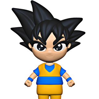 ragazzo Goku Drago palla Sempre fusione mescolare cosplayer azione figura fan arte crossover anime chibi figlio vegeta meme bulma akira toriyama carattere design toei animazione super demone Sheron Majin bu ammiccamento kaio stinco ultra istinto 3d print model - Mito3D