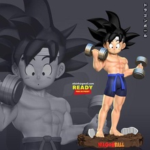 criança filho Goku Academia 3d print model - Mito3D