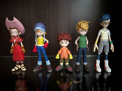 Kinder Digimon Abenteuer Bändiger 3d Modell mimi Sora izzy matt Joe Henry wong Rika 3d print model - Mito3D