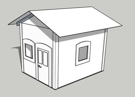 kids house model toy 3d print model - Mito3D