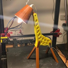 kids lamp giraffe remixed leanter art 3d print model - Mito3D
