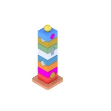 ragazzi puzzle giocattoli gioco ragazzo pre school giocattolo geometrico edificio blocchi asilo 3d print model - Mito3D