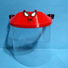 kids spiderman face mask headband home covi 19 facial children's kid coronavirus spider-man 3d print model - Mito3D