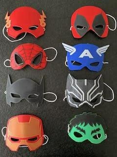 çocuklar Süper kahramanlar maske 3d print model - Mito3D