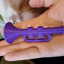 kids trumpet game toy 3d print model - Mito3D