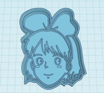 kiki's entrega Galleta cortador galletas postres anime galleta kiki kikis estudio ghibli 3d print model - Mito3D