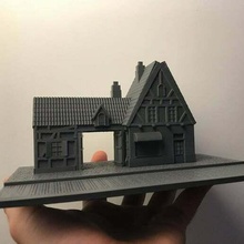 Kiki'ler teslimat hizmet fırın bina Ghibli Japonya Kiki Kikiler servic stüdyo binalar_yapıları 3d print model - Mito3D