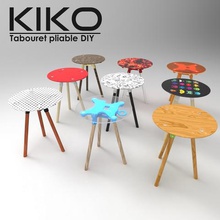 kiko foldable stool three legs customizable inifini upgrade progress do not download home pop art armchair dagocults design diy collapsible complement base competitive examination only 3d print model - Mito3D