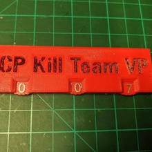uccidere squadra punti tracker gioco killteam kill team wh40k 3d print model - Mito3D