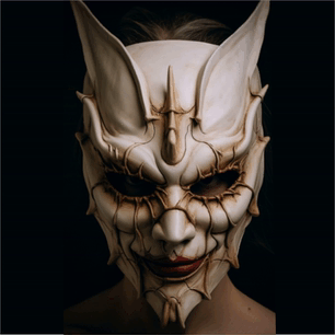 Mörder Katze Maske Halloween Grusel spülen Sammlung 3d print model - Mito3D
