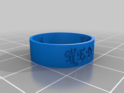 asesinato 4 personalizado anillos 3d print model - Mito3D