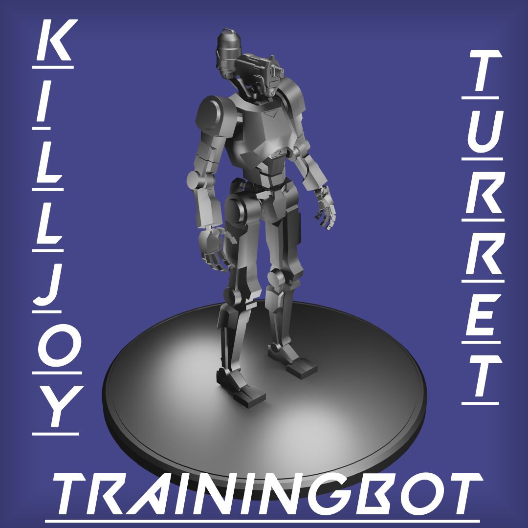 Killjoy Turm training bot tapfer wertvoll Ausbildung Trainingsbot randalieren 3D print model - Mito3D