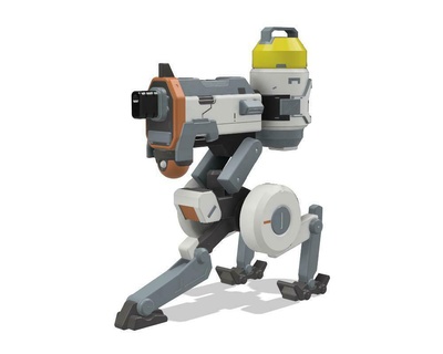 Killjoy Turm tapfer Stütze Cosplay randalieren Spiele vct Roboter 3d print model - Mito3D