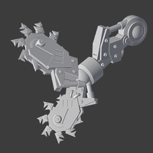 Killy mechanisiert Arm defftred blass Ork Spielzeug Kriegsspiel Roboter fürchten Killa Kampf 3d print model - Mito3D