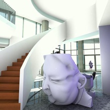 kim jung supreme leader chair dagocults art furniture 3d print model - Mito3D