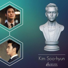 Kim soo hyun fallimento scultura 3d Stampa modello 3d print model - Mito3D