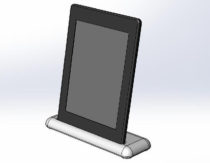 kindle paperwhite stand reading tablet 3d print model - Mito3D