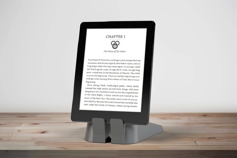 kindle tablet stand e-reader apple ipad iphone android accessories 3d print model - Mito3D