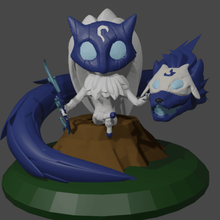 kindred - league legends game lol chibi moba figures toy collectable art 3d print model - Mito3D