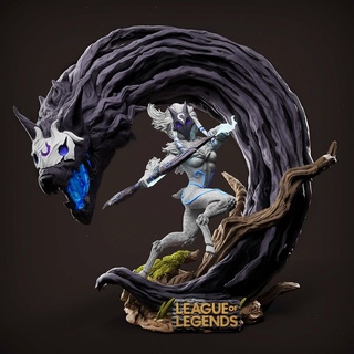 parenté ligue légendes statue sculpture 3dprint League of Legends ésotérique jinx vi jouets 3d print model - Mito3D