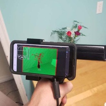 kinect tanıtıcı hiçbir vida telefon üçayak ekledi gadget ergonomik el kolu monte edin tarayıcı xbox kamera 3d print model - Mito3D