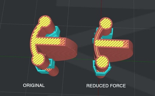 cinetico dito migliorato protesica protesi tech 1 3d print model - Mito3D