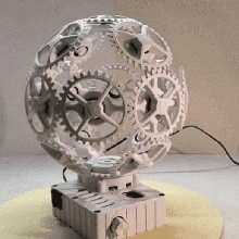 kinetic gears various automatic 3d print model - Mito3D