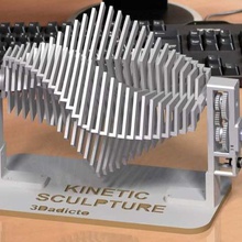 kinetik heykel sanat 3d print model - Mito3D