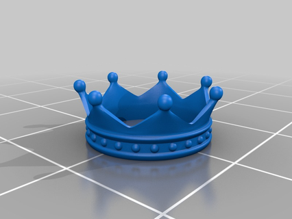 king's crown king support costume 3d print model - Mito3D