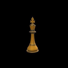 king game board toy chess 3d print model - Mito3D