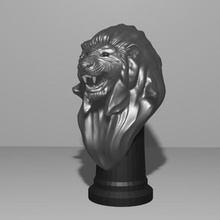 Kral aslan satranç çeşitli 3d print model - Mito3D