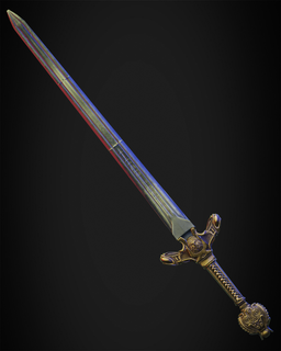kral Arthur Excalibur kılıç Kostüm oyunu 3d Yazdır model Merlin Kral fantezi Ortaçağa ait şövalye büyü büyücü cosplayer 3dprint kopya zırh kask oyun film 3d print model - Mito3D
