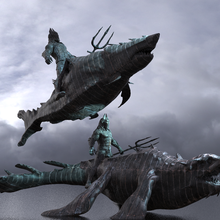 kral Atlantis Dinozor binmek 3 3d print model - Mito3D