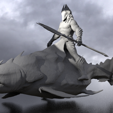 king atlantis shark mount 3d 3d print model - Mito3D