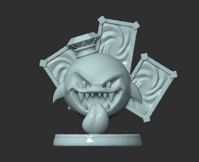 king boo kingboo luigismansion nintendo ghost fanart toy character figure 3d print model - Mito3D