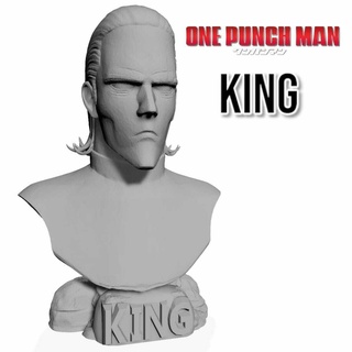king bust - one punch man fanart 3d print model - Mito3D