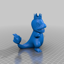 kral Charmander Sanat taç Şirin pokemon yeniden düzenleme modeller 3d print model - Mito3D