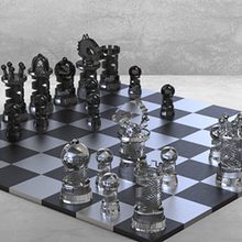 roi jeu d'échecs l'échec les échecs le 3d print model - Mito3D