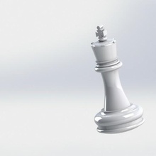 king chess play 3d print model - Mito3D
