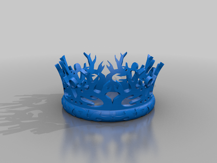 rei coroa jogos tronos Series moda 3d print model - Mito3D
