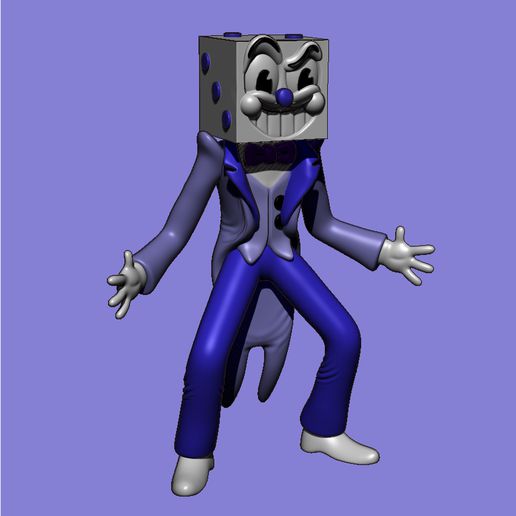 rei dados cuphead 3D print model - Mito3D