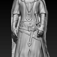 Roi ecbert Ragnar vikings séries Lagertha floki évêque prêtre Lodbrok Ivar 3d print model - Mito3D