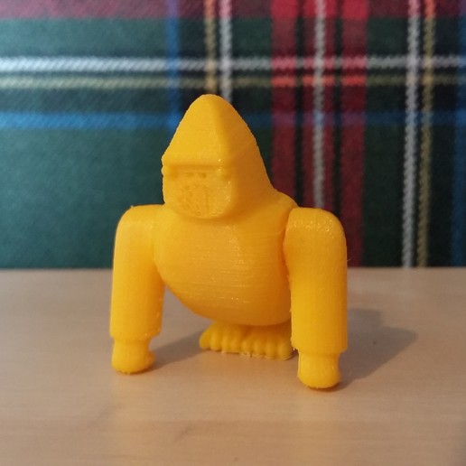 king gorigori game kong jungle monkey gorilla toy animal 3D print model - Mito3D