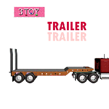 king hauler loader trailer art truck toy rc car flexi flexible school spare parts container 3d print model - Mito3D