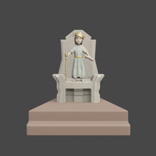 king josiah various bible history jewish josias throne scepter king's chair child young blender ender 3d print model - Mito3D