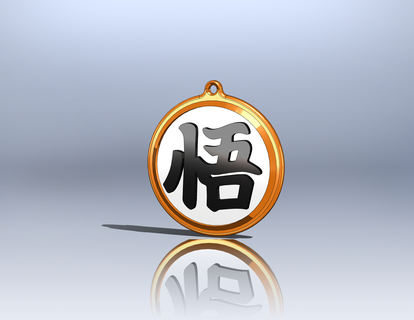 kral kai logo oyun Songoku Ejderha top Kingkai 3d print model - Mito3D