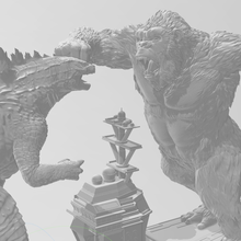 Roi kong Godzilla vs singe 3d print model - Mito3D